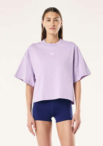 P E Nation: P.E NATION Superfine Tee | Violet Crush