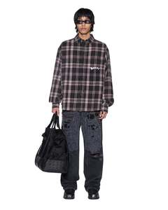 KSUBI Mens Vulture Flannel | Plum