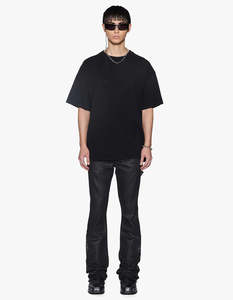 Men S Tops Shirts: KSUBI Intruder Ekcess SS ee | Jet Black