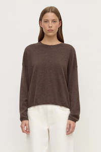 Women S Knits Jerseys: ASSEMBLY LABEL Odelle Cashmere Knit | Ganache