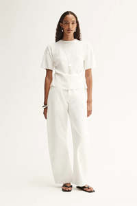 Women S Knits Jerseys: ELKA Marley Knit Top | White