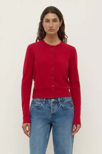 ASSEMBLY LABEL Benny Knit Cardigan | Mulberry