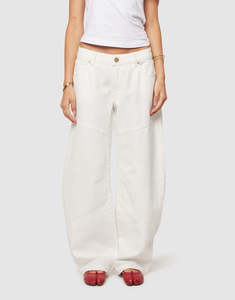 ABRAND 99 Barrel Jean | White Gold