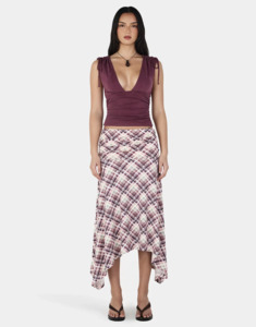 OWNLEY Valencia Top | Plum