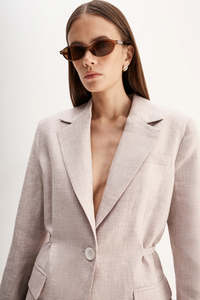 ELKA Harlow Blazer | Natural