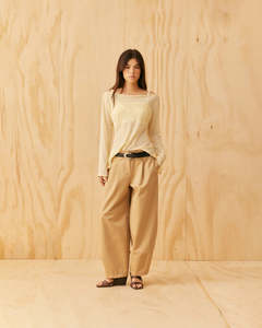 RUBY Madrid Sheer Long Sleeve | Butter