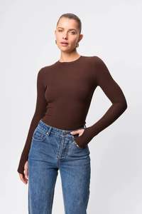 MOSSMAN Brooklyn Top | Chocolate