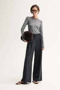 Elka Collective: ELKA Sierra Top | Charcoal Marle