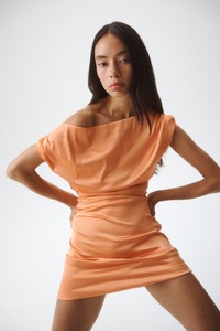 ONE OF OTHERS Rhode Mini Dress | Tangerine