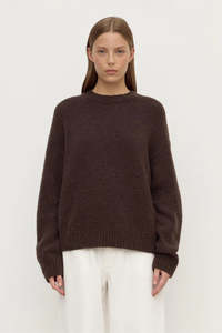 Women S Knits Jerseys: ASSEMBLY LABEL Ariel Knit | Dark Choc