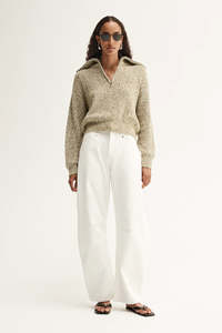 ELKA Harrie Knit Jumper | Moss Marle