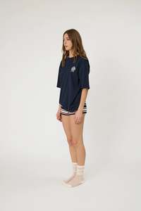 REMAIN Crest Tee | Indigo