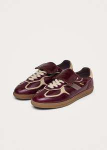 Womens Footwear: ALOHAS TB.490 Club Sneakers | Patent deep burgundy