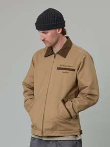 Mens Outerwear: J.A.F Helmans Jacket | Beige/Brown