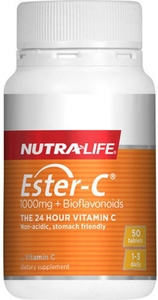 Products: Nutralife, Ester C 1000mg 50 tabs - The Health