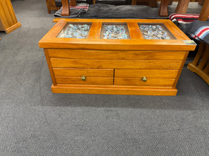 Products: Unique solid rimu blanket box/ coffee table The Heart Of Rimu Furniture co