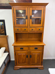 Woodpecker recycled rimu 2 bay buffet hutch The Heart Of Rimu Furniture co