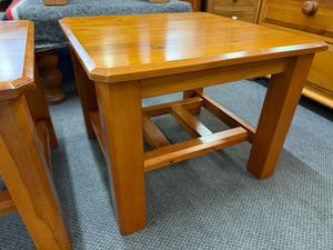 Paulack La Provence solid rimu side table The Heart Of Rimu Furniture co