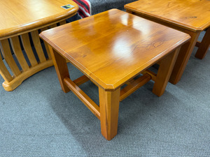 Paulack La Provence solid rimu side table The Heart Of Rimu Furniture co