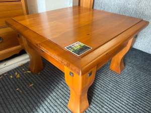 Products: Woodpecker somerfield recycled rimu side table The Heart Of Rimu Furniture co