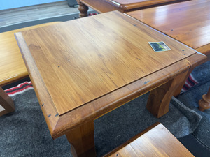 Woodpecker somerfield recycled rimu side table The Heart Of Rimu Furniture co