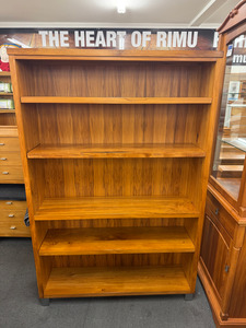 Products: Modern solid recycled rimu chunky bookcase The Heart Of Rimu Furniture co