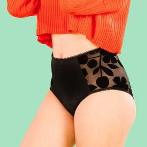 Hello Undies High Waist | Period Underwear | Black