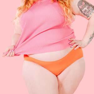 Best Seller: Hello Undies Bikini | Period Underwear | Coral
