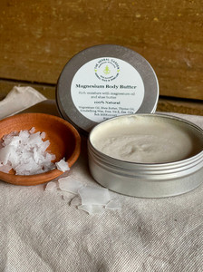Magnesium Body Butter – Rich Moisture & Muscle Support (85/45g) The Herbal Garden NZ