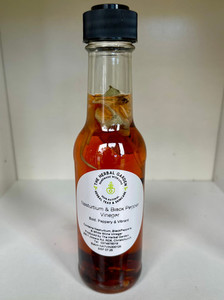 Nasturtium & Black Pepper Vinegar The Herbal Garden NZ