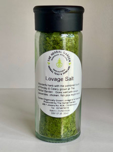 Lovage Salt - A Bold Savory Herbal Seasoning The Herbal Garden NZ