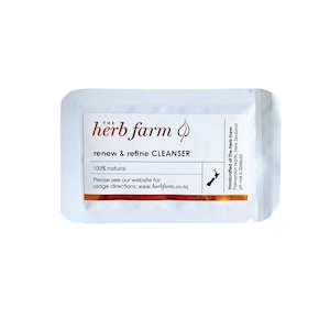 The Herb Farm: Renew & Refine Cream Cleanser Sample Sachet