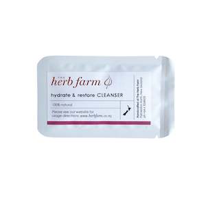 The Herb Farm: Hydrate & Restore Cream Cleanser Sample Sachet
