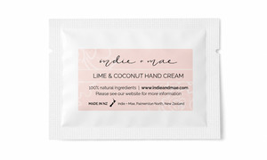 Gift Items 1: Hand Cream - Coconut & Lime Sample Sachet | Indie + Mae