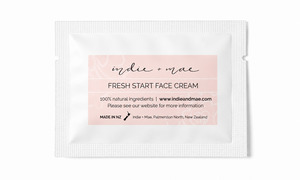 Gift Items 1: Fresh Start Face Cream Sample Sachet | Indie + Mae