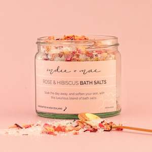 Bath Salts - Rose & Hibiscus | Indie + Mae