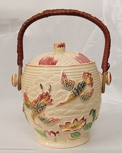 Antique Biscuit Barrel - Heritage Trading Company