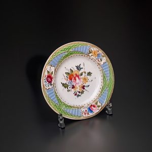 Hand Painted C19th Side Plates - Heritage Trading Company