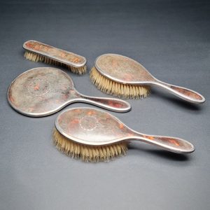 Sterling Silver Dressing Table Set - Heritage Trading Company