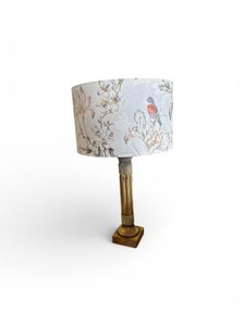 Pillar Lamp with Bespoke Shade - Heritage Trading Company