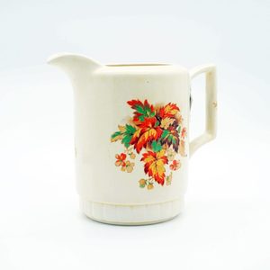 Exmoor Autumn Leaf Patterned Large Milk Jug - Heritage Trading Company