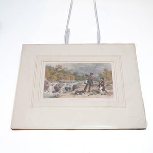 Hand Coloured Print from 18/19 th Century Book - Heritage Trading Company