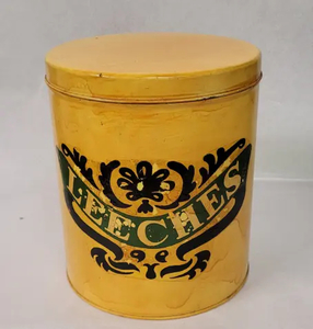 Tin with Leeches decoration - Heritage Trading Company