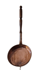 Copper Pot With Long Wooden Handle - Heritage Trading Company