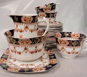 Stunning Porcelain Tea Set - Heritage Trading Company