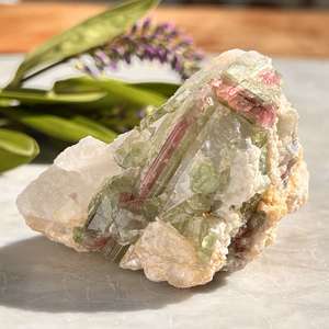 Home Decor: Watermelon tourmaline in quartz - The Hidden Gem