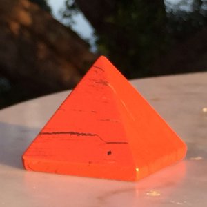 Red jasper pyramid - The Hidden Gem