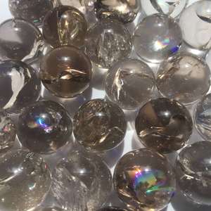 Cut and Polished: Smokey quartz spheres - The Hidden Gem