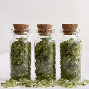 Cut and Polished: Peridot gem bottle - The Hidden Gem