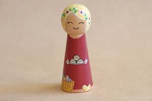 Easter Girl Peg Doll - Style B